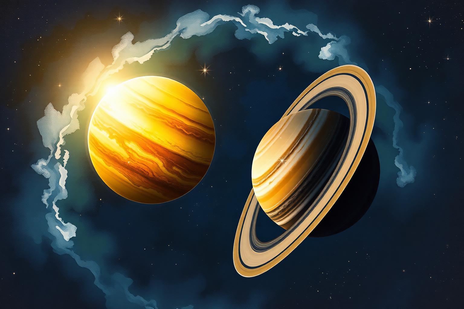Jupiter and Saturn - Your Luck vs. Your Greatest Lessons — cover